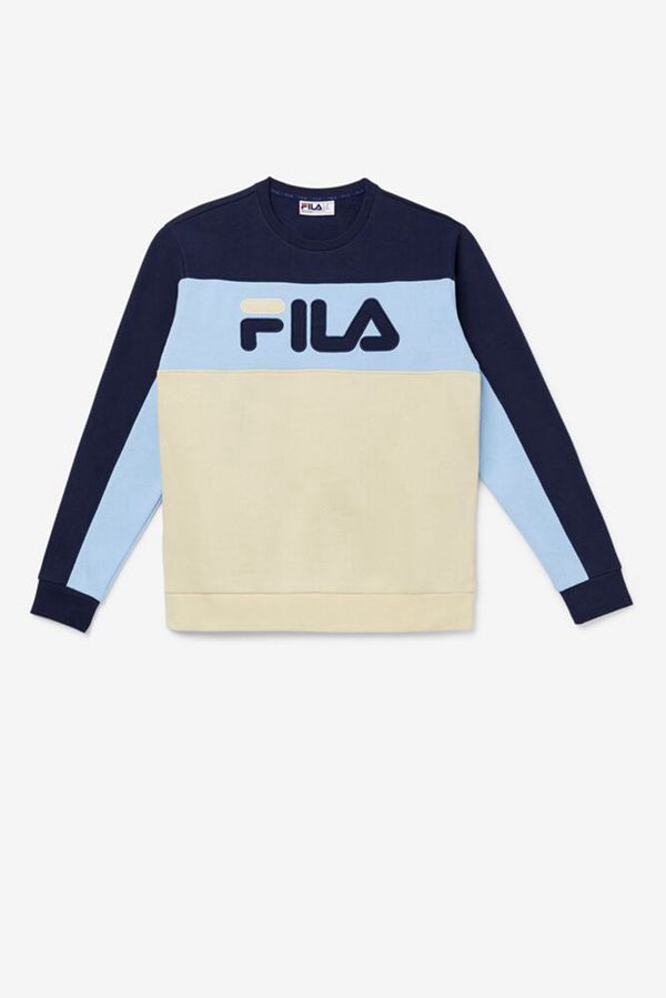 Moletons Fila Homem Multicoloridas - Fila Lesner Fleece Crew En Portugal,YMPG-68497